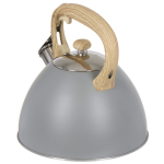 Чайник нерж, 3 л, свист, ручк с силик покр, Daniks, индукц, сер, MSY-079G