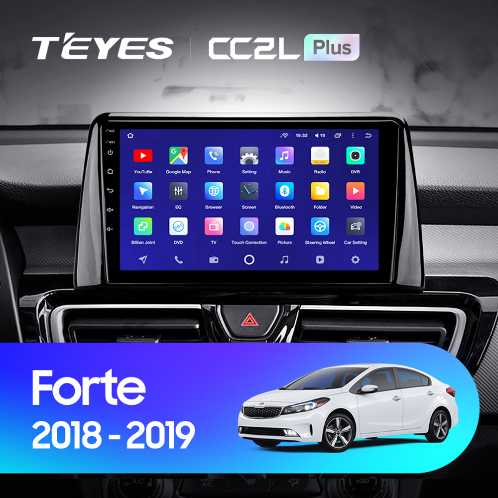 Teyes CC2L Plus 10.2" для KIA Forte 2018-2019