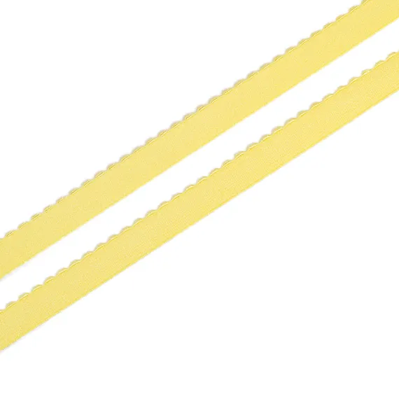 Резинка отделочная желтая 15 мм, 641/15