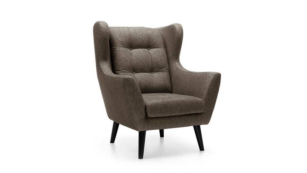 Кресло Ньюкасл Strong 04 89*85*105 см, Коричневый Рогожка Нераскладной Фиеста