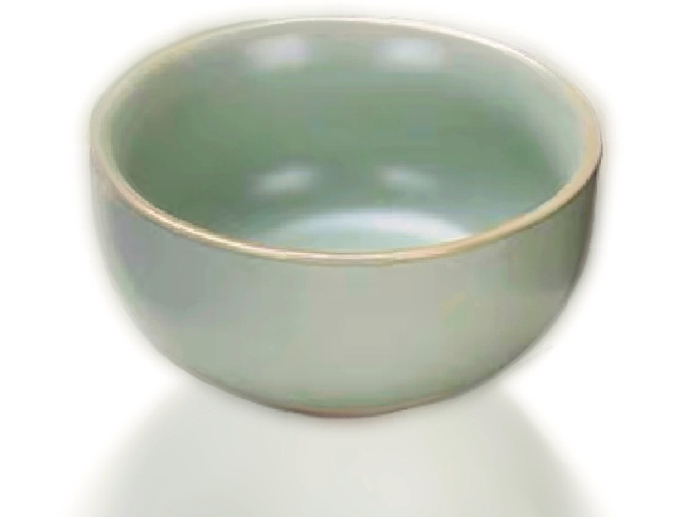 242117Y1 УЦЕНКА Пиала ЖУЯО зеленая, фарфор