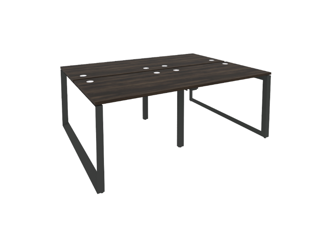 Рабочая станция на О-образном металлическом каркасе 4 места 1475 Onix