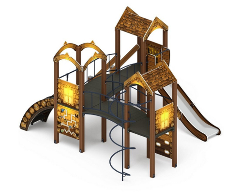 Детский комплекс Городок Эко ДИК 2.01.3.03-02 H=1200