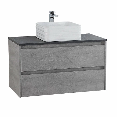 Тумба с раковиной и столешницей BelBagno KRAFT 100 Cemento Grigio