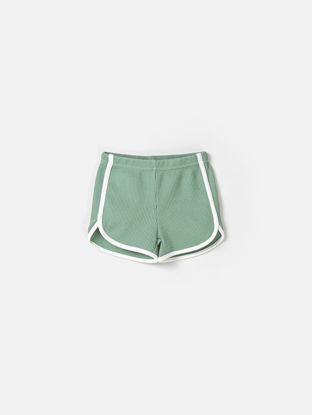 Комплект футболка и шорты "Полынь" из рифленой ткани 0+