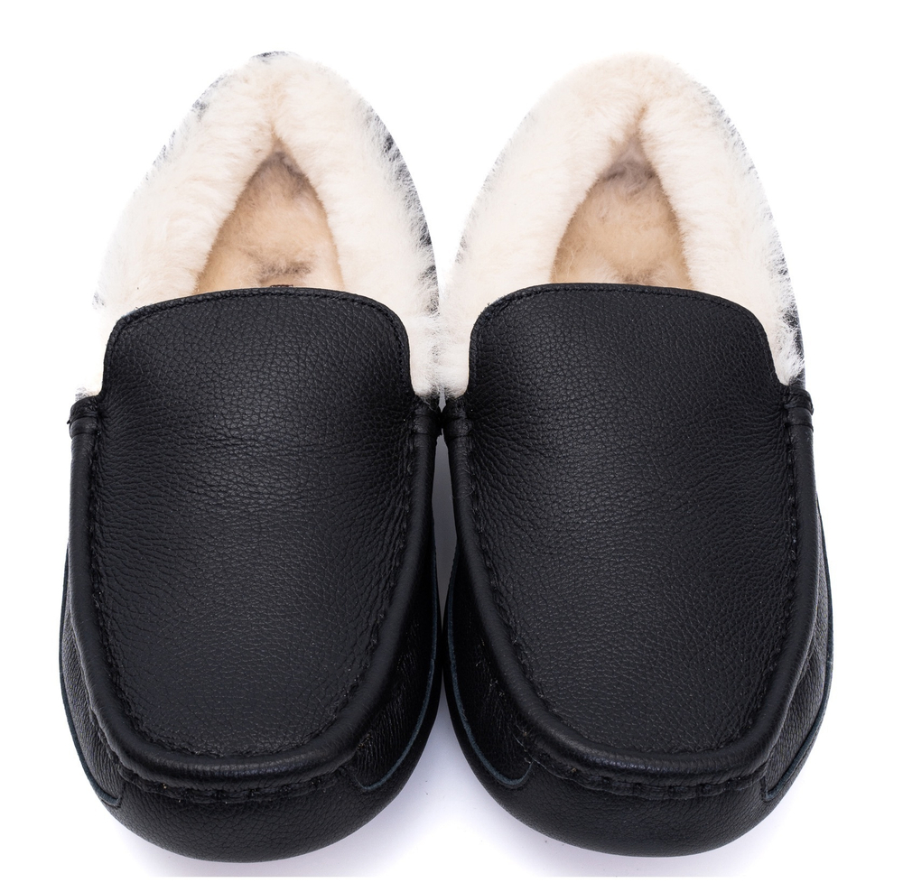 UGG Mens Ascot Leather Black
