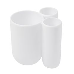 Стакан для зубных щеток Touch, белый