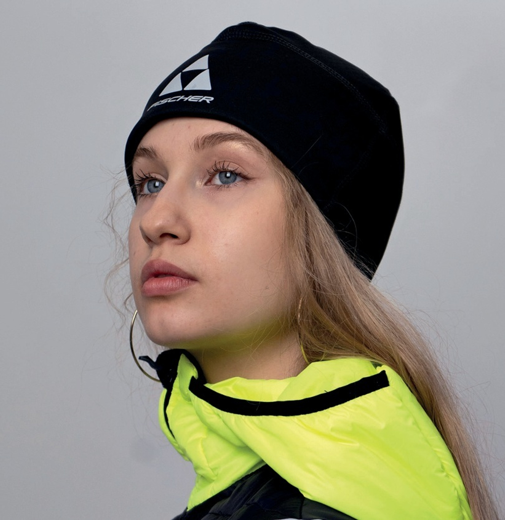 Шапка FISCHER Softshell, черная GR8129-100