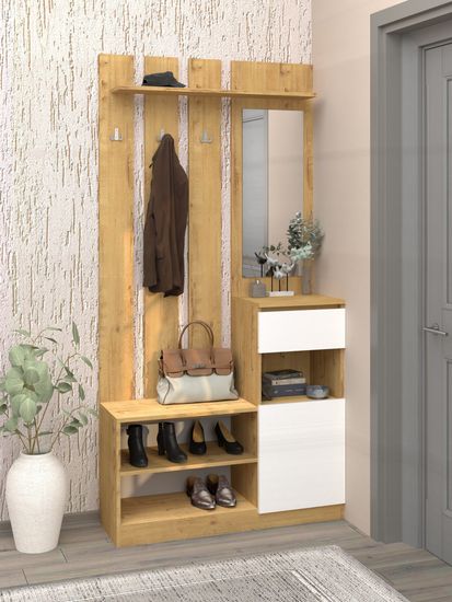 дуб бунратти / белый