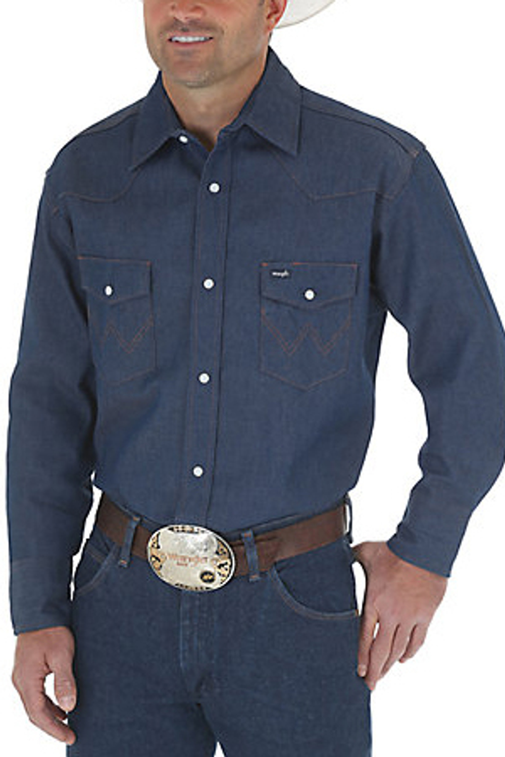 Wrangler Shirts Rigid Indigo