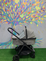 Коляска детская MOWBaby "MOVE" MB401 2 в1 Silver