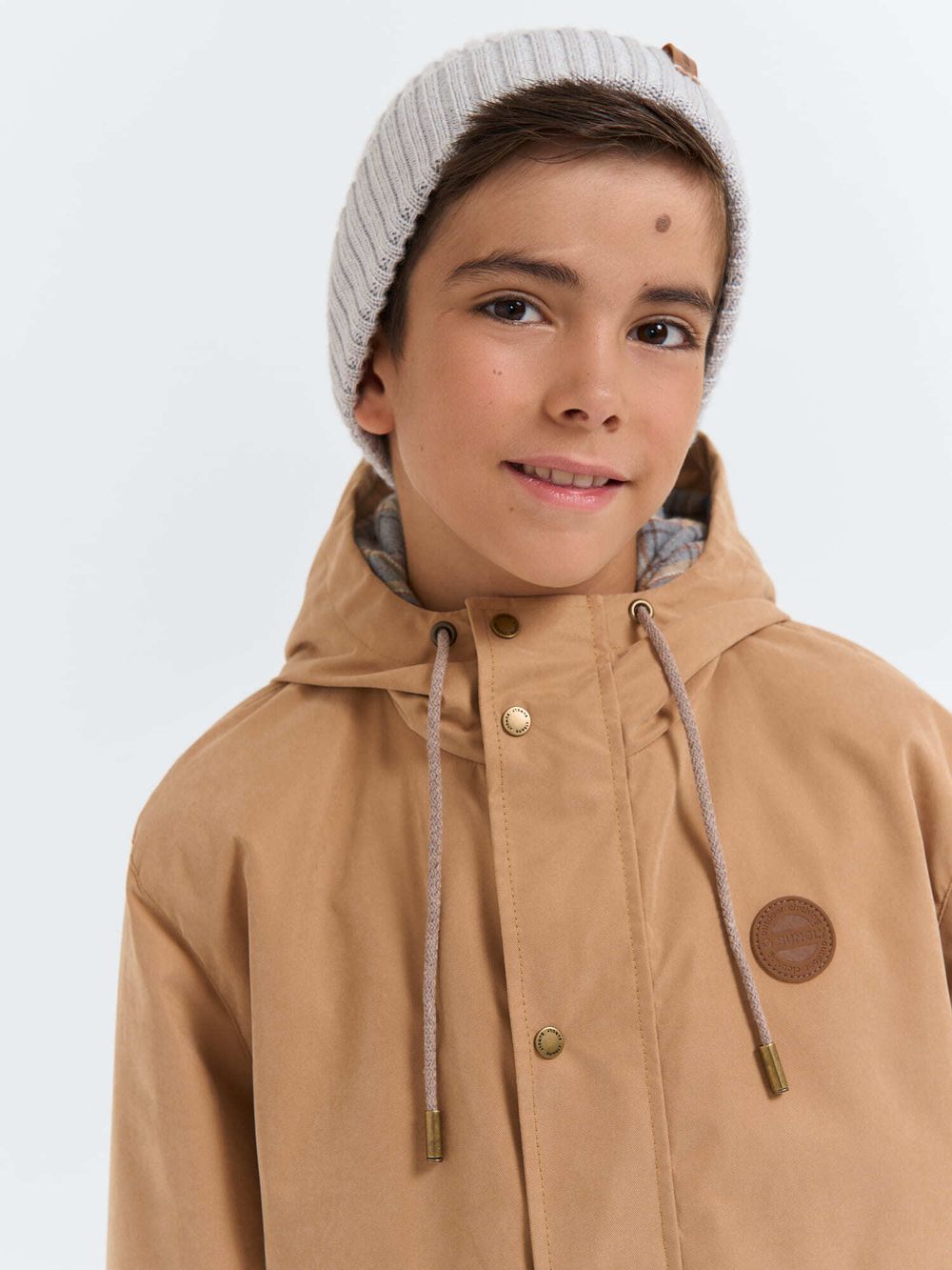 Парка демисезонная "Песок" 7+