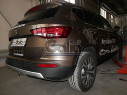 Фаркоп оцинкованный Galia S119A для Skoda Karoq 2018-, Seat Ateca 2016-(паспорт и сертификат в комплекте)(без электрики)