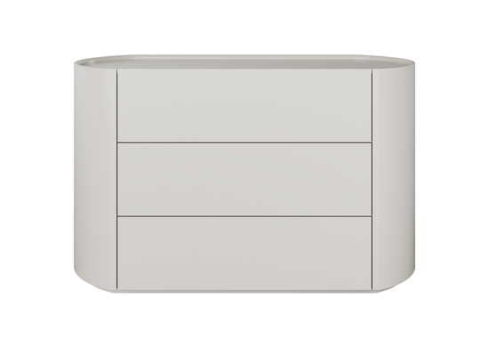 Комод Lagom 3 ящика ширина 120 см (дымка)