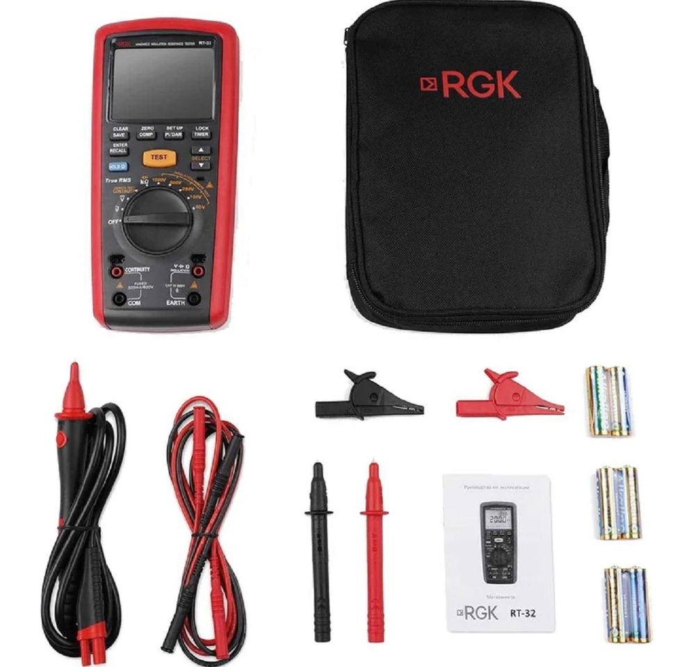 Мегаомметр RGK RT-32 с поверкой