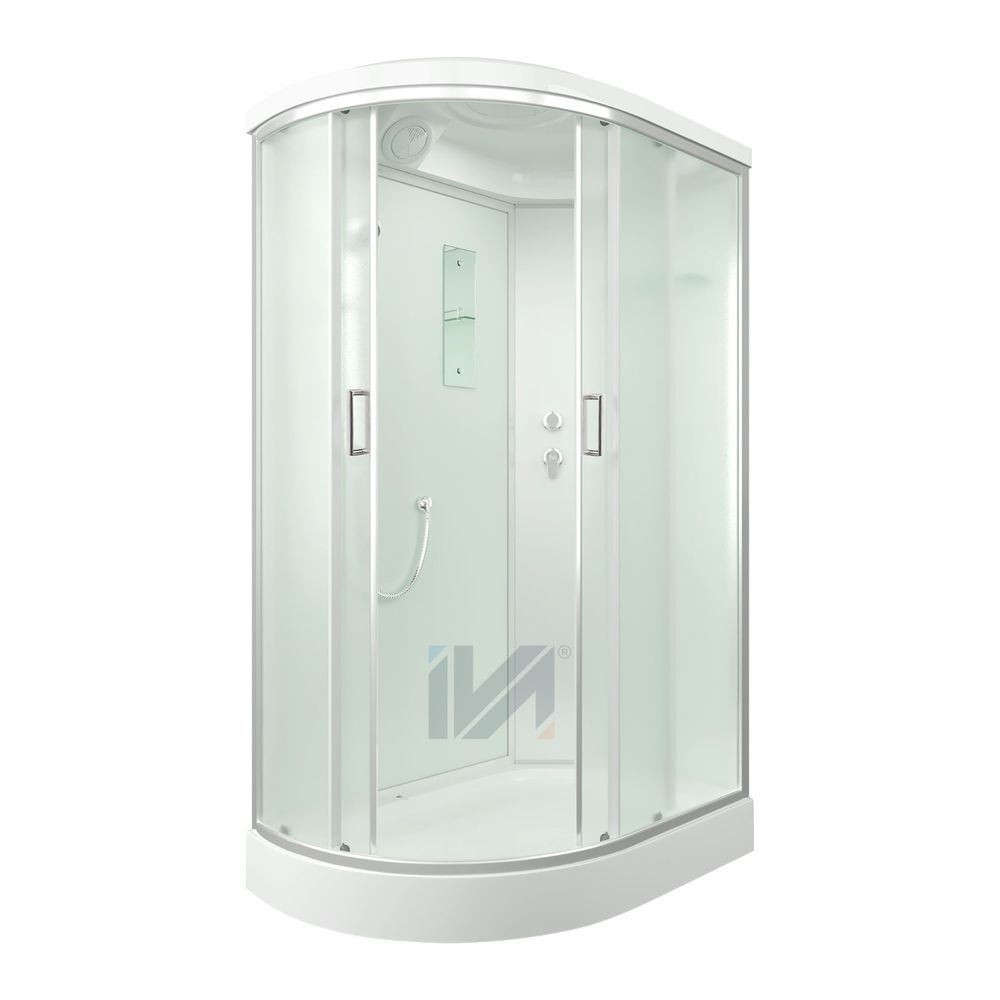 Душевая кабина IVA SC012CMR 1200*800*2150 низкий поддон, светлое стекло