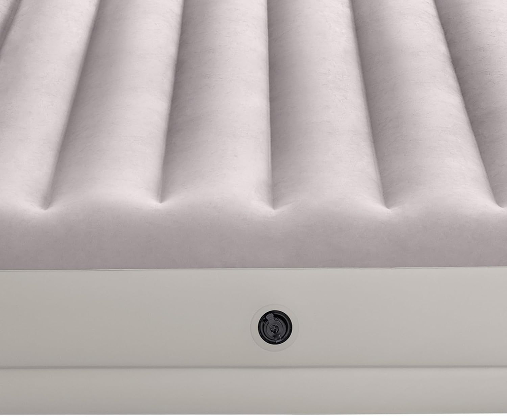 Надувной матрас Intex Prestige Downy 152х203х30 см 64179, двуспальная надувная кровать с внешним USB-насосом