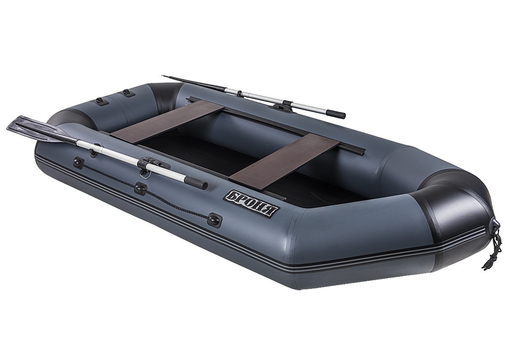 Броня-260 M графит-черный (лодка ПВХ с усилением)