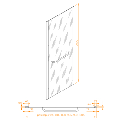 Боковая панель RGW Z-060-3 (1000)