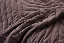 Покрывало 160х220 и наволочка 50х70 Sofi De MarkO Мориц коричневое