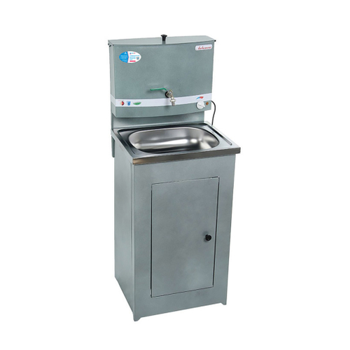 Рукомойник "Акватекс" металл. 500х430 аквамикс (ЭВН-20л +мойка нерж.) в коробе