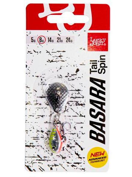 Тейл-спиннер Lucky John BASARA TAIL SPIN 08.0г 015 в блистере