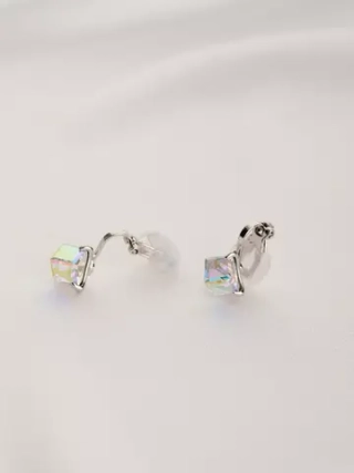 Клипсы Миражи с кристаллами-хамелеонами Swarovski
