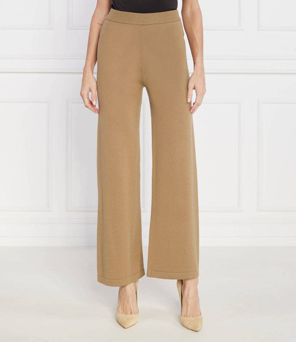 хлопчатобумажные брюки visone Max Mara Leisure - коричневый(333603366)