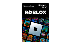 Карта оплаты Roblox 25 BRL Brazil [Цифровая версия] (для ПК, цифровой код доступа)