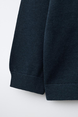 ZARA ОДНОТОННЫЙ КАРДИГАН, МОРСКОЙ СИНИЙ