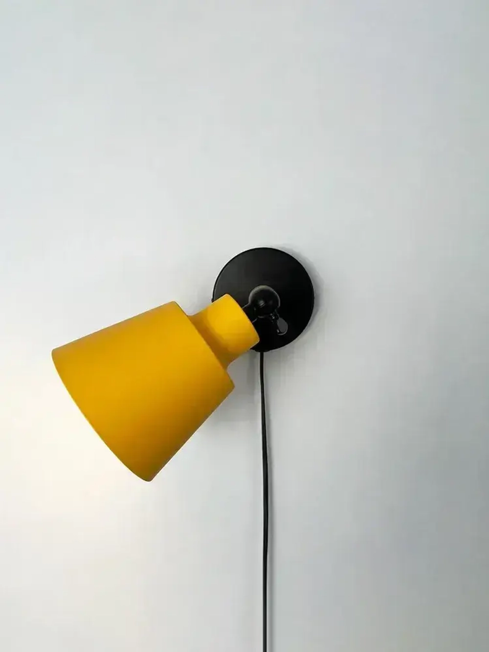 Бра настенный светильник Outframe, светильник настенный, цоколь Е27, желтый