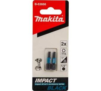 Насадка Impact Black (2 шт.; T15; 25 мм; C-form) Makita B-63666