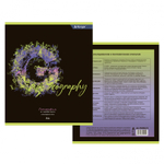 Тетрадь предметная 36л. А5 "География", клетка, со справочным материалом, скрепка, мелованный картон (стандарт), блок офсет, Alingar "Letters"