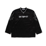 A Bathing Ape Flame Football Jersey