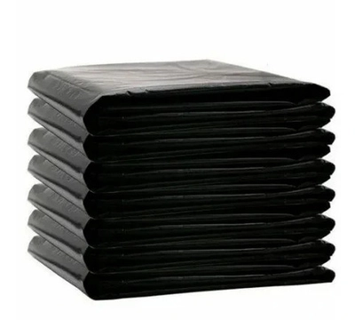 Мешки для мусора 300 л, 20 шт, 45 мкм, 115x140 см, ПВД, черные