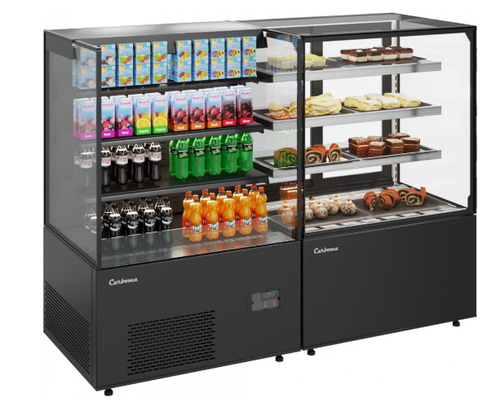 Кондитерская витрина CARBOMA COSMO KC71-130 VV 1,2-2 открытая