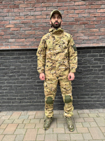 Тактический костюм горка с наколенниками и налокотниками лайт мультикам