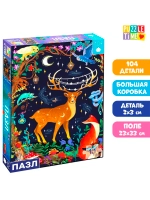 Пазлы для детей 4 5 6 7 лет Лес Природа 104 элемента