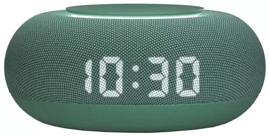 Умная колонка VK Капсула мини (с часами), хвойный зеленый