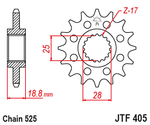 Звезда JTF405.20RB