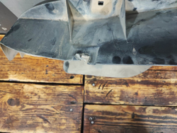 Пыльник заднего бампера Toyota Land Cruiser Prado 150 15-21 Б/У Оригинал 5872460070