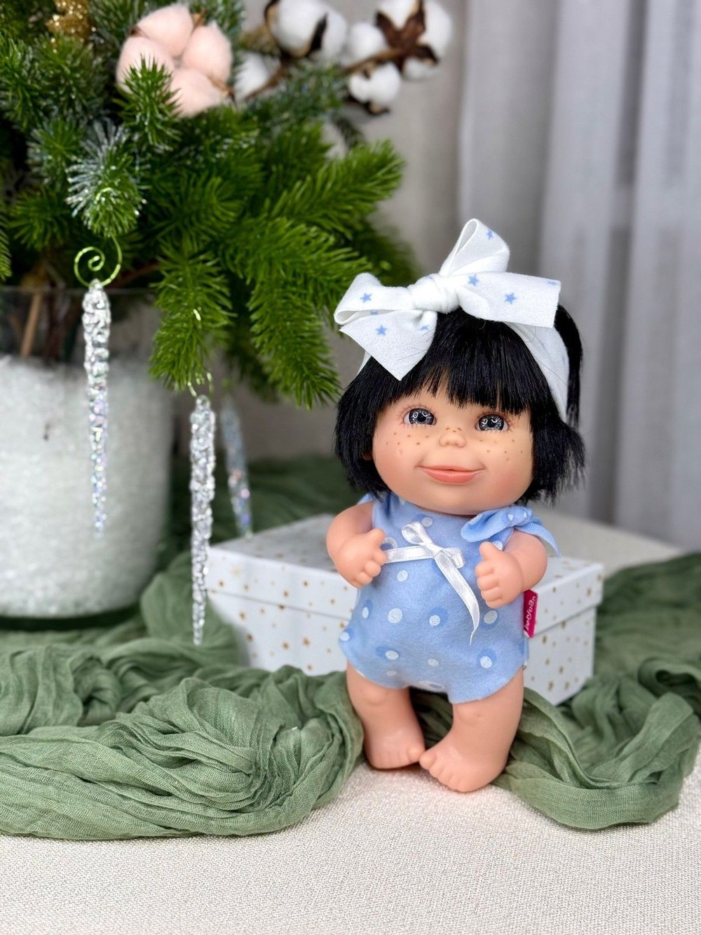 Пупс BERJUAN виниловый 20см Pecosetes (124A12)