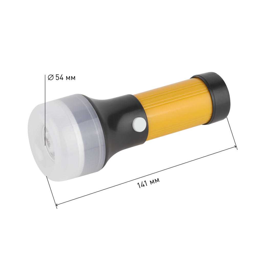 Фонарь Трофи TBP1L 1*LED, пластик, 2xAA, полиб