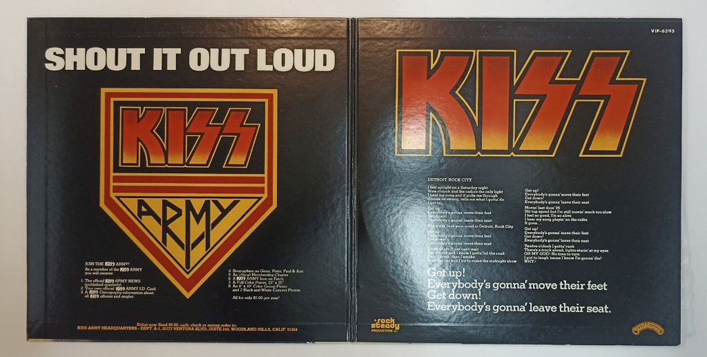 Винтажная виниловая пластинка LP Kiss Destroyer (Japan 1976) (No Obi)