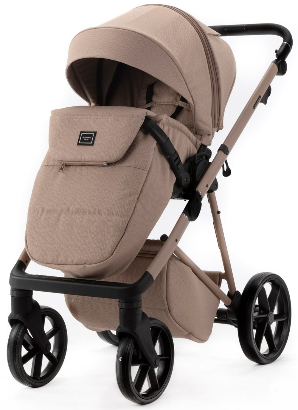 Детская коляска Adamex Delta Natura 2 в 1 DN-5-CAMEL (Т.БЕЖЕВЫЙ)