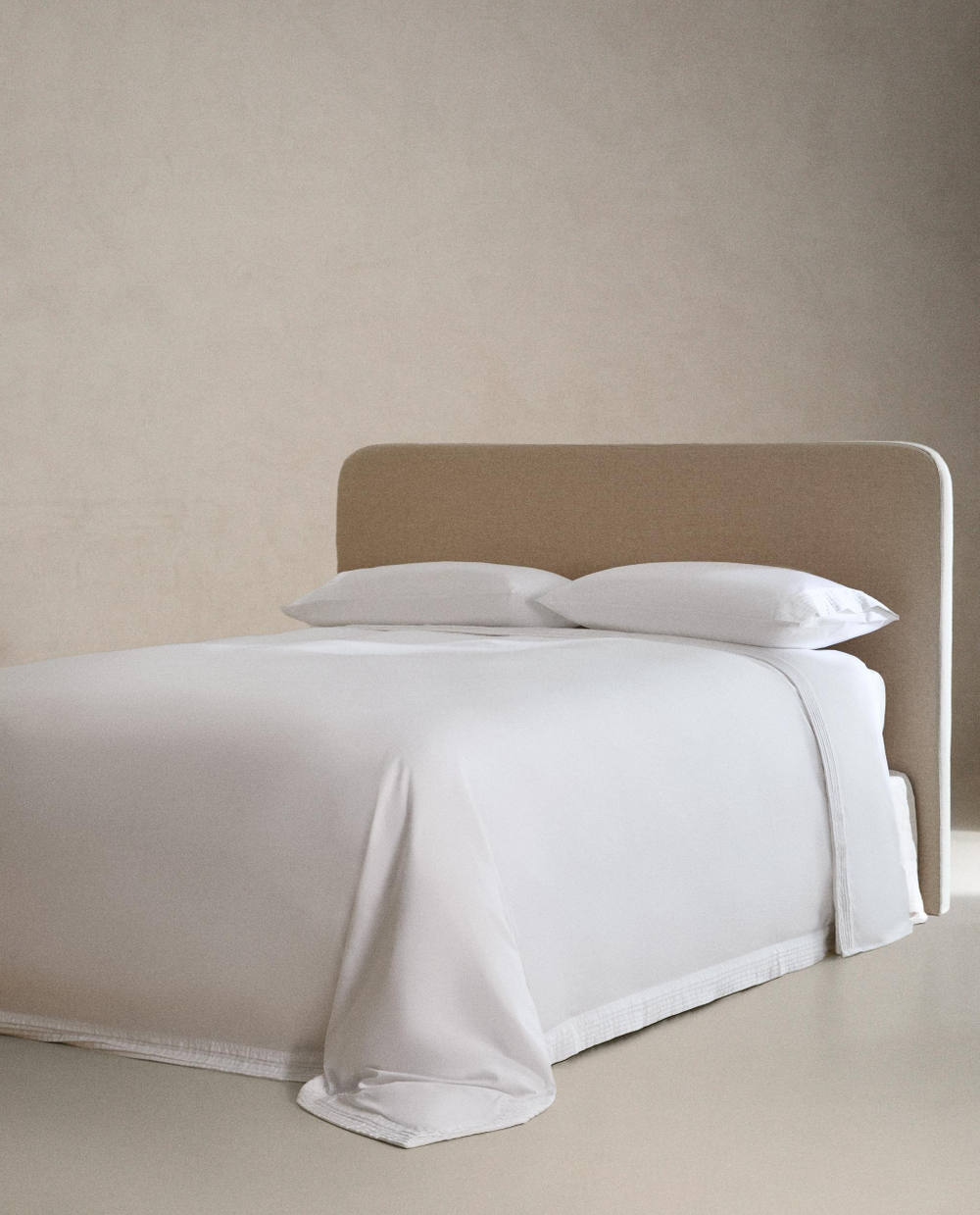 Простыня Zara Home сатин, хлопок 100%, однотонный, 6114/089