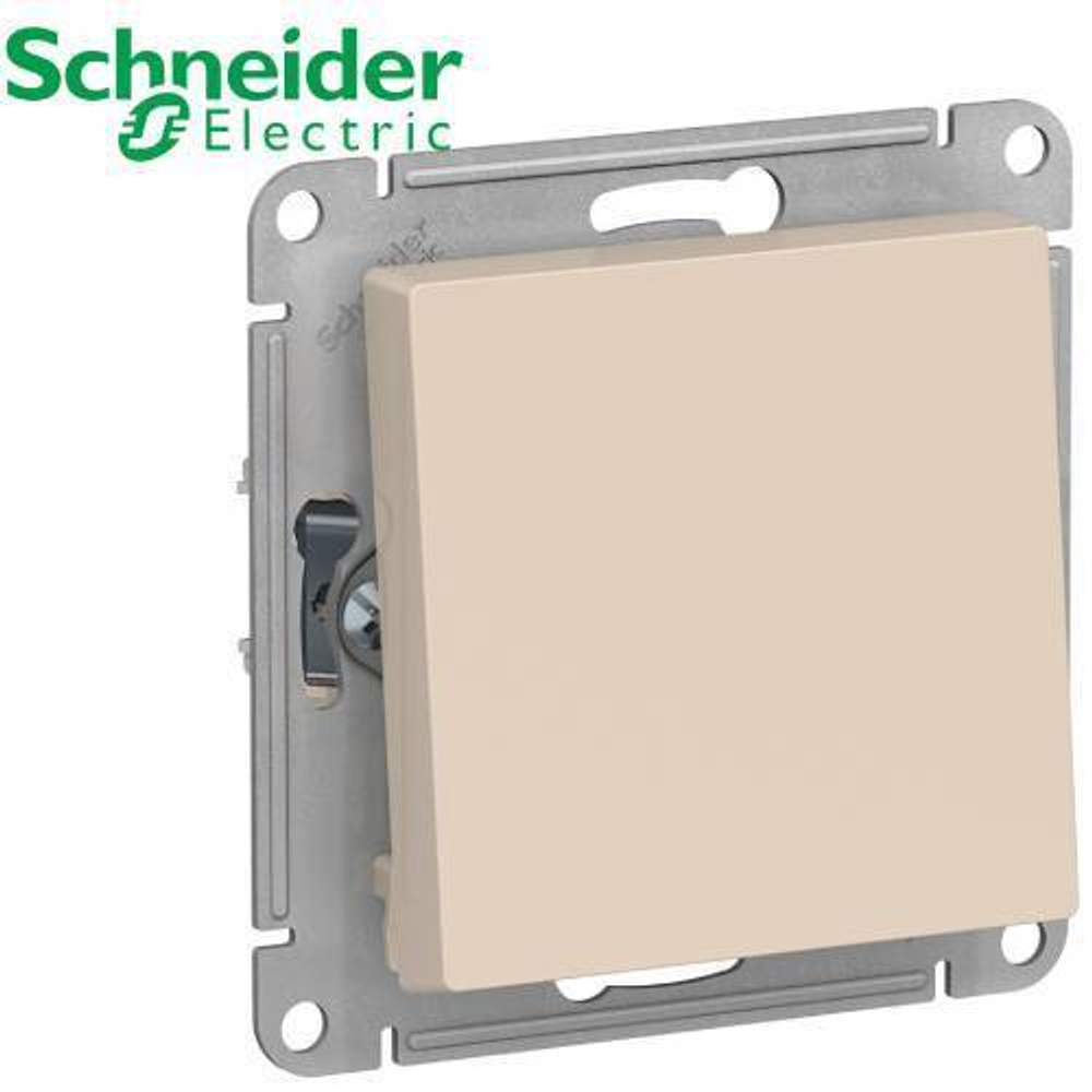 Переключатель 1-кл (бежевый) AtlasDesign Schneider ATN000261