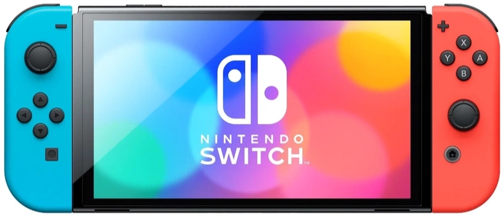Игровая консоль Nintendo Switch (OLED-модель) 64GB HK Neon