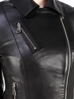 Кожаная куртка демисезонная косуха