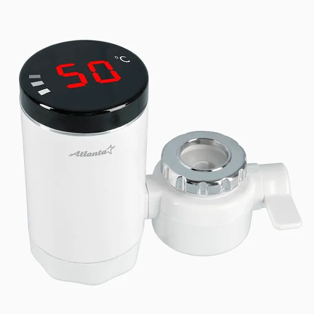 Водонагреватель ATH-7441 3300Вт, проточный, установка на излив, белый